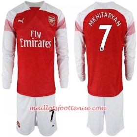Maillot/Tenue Arsenal FC Henrikh Mkhitaryan 7 Enfant Domicile 2018/2019 Manche Longue